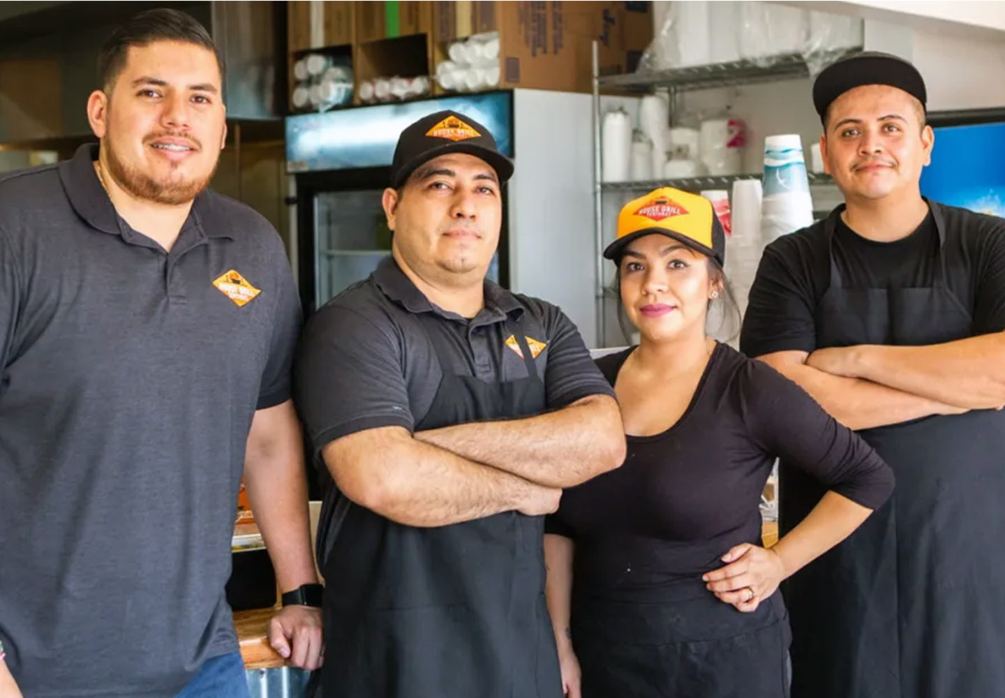 Image of the owners and staff of Teriyaki House Grill